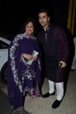 Karan Johar at Amitabh Bachchan and family celebrate Diwali in style on 23rd Oct 2014